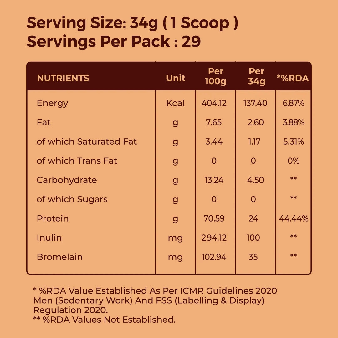 Absolute Nutrition Yeast Protein 1 Kg
