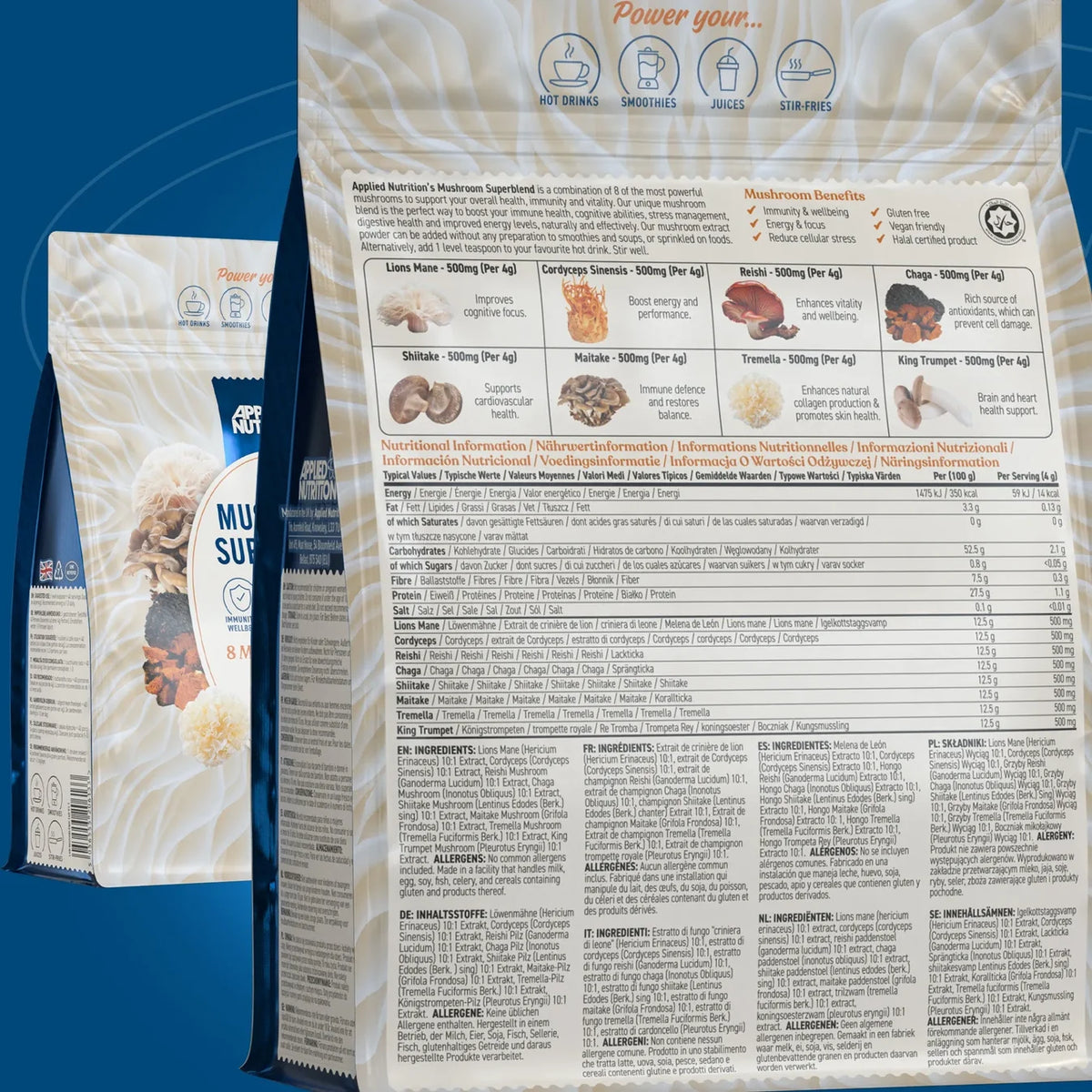 Applied Nutrition Mushroom Superblend 160 gm