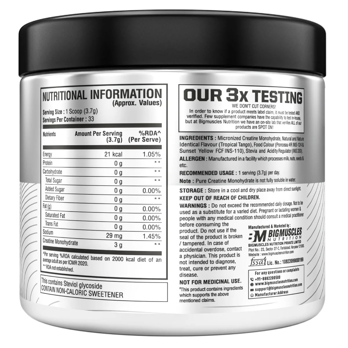 BigMuscles Nutrition Creatine Monohydrate