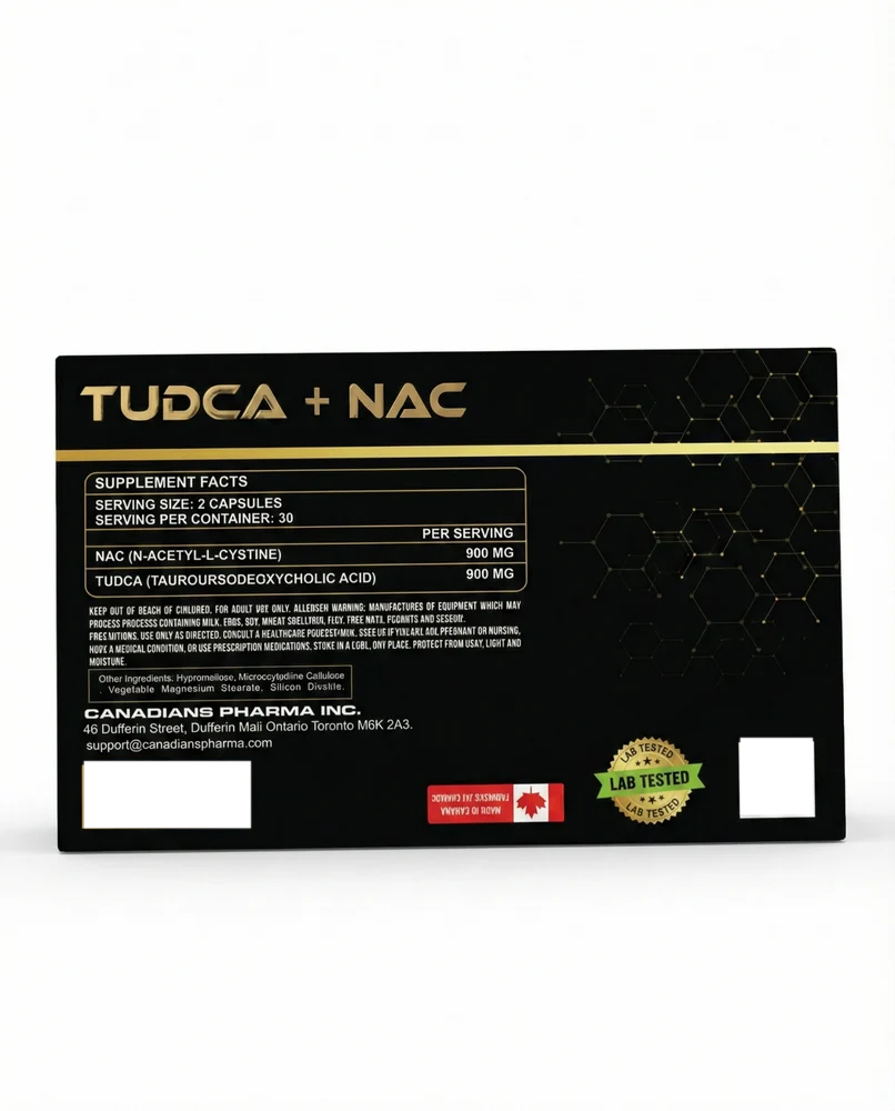 Canadians Pharma TUDCA + NAC Liver & Kidney Support(60 Capsules)