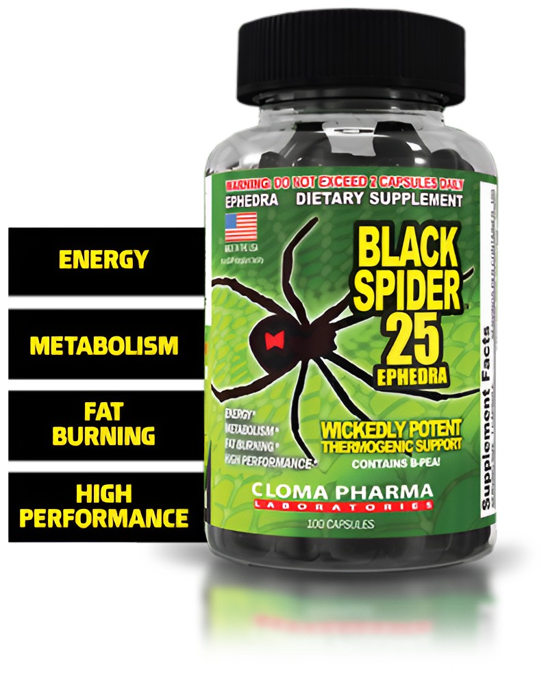 Cloma Pharma Black Spider(100 Capsules)