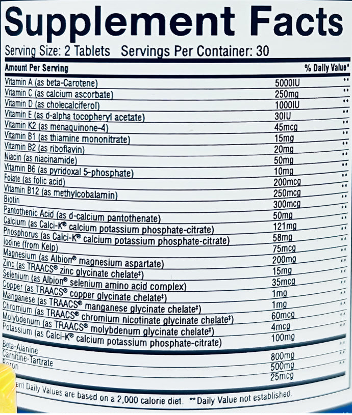 Gaspari Nutrition Anavite Multivitamin(60 Tablets)