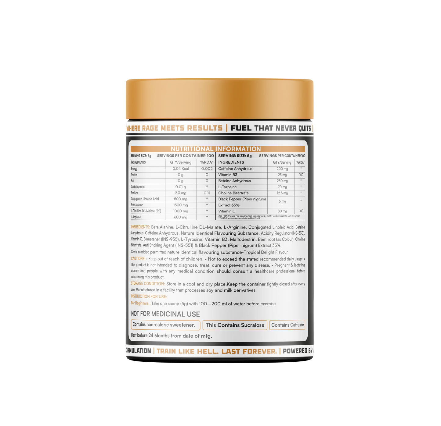 Hyper Nation Everlast Pre-Workout
