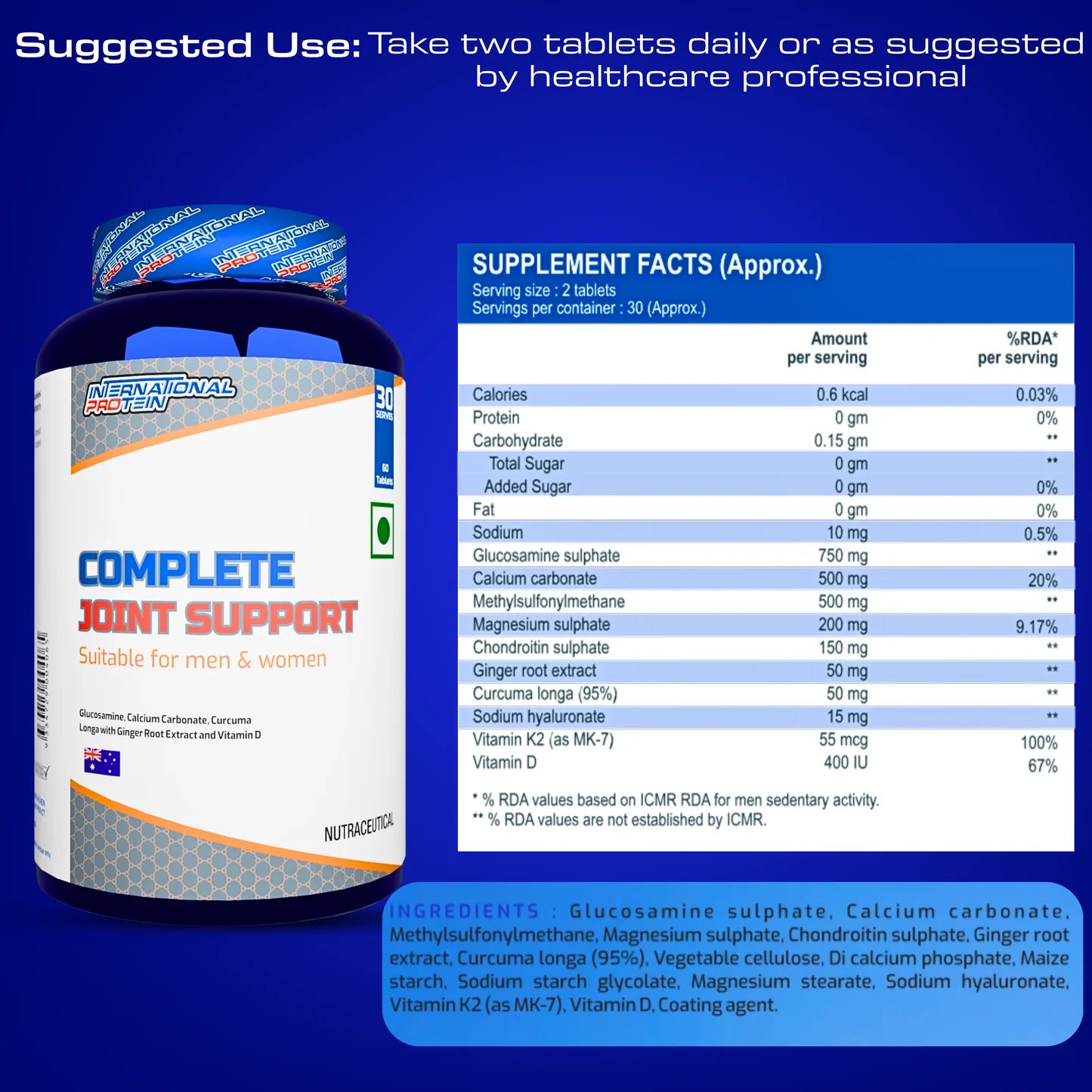 International Protein Complete Joint Support(60 Tablets)