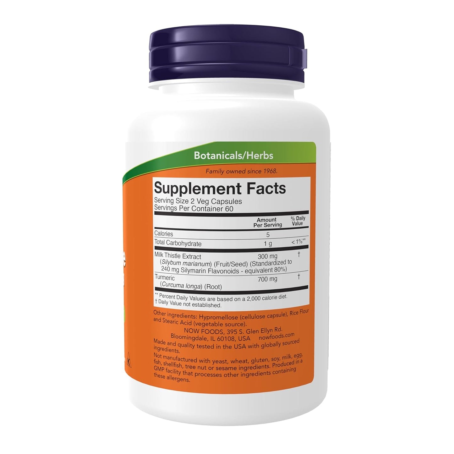 Now Foods Milk Thistle 150mg(120 Veg Capsules)