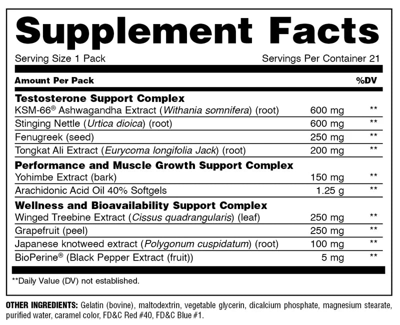 Universal Nutrition Animal Test(21 Packs)