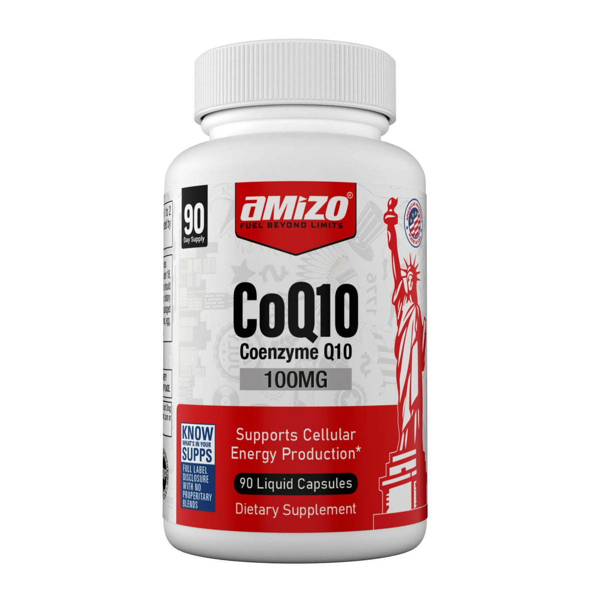 Amizo Sports CoQ10 100mg 90 Liquid Capsules
