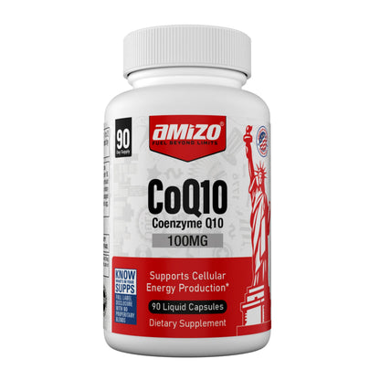 Amizo Sports CoQ10 100mg 90 Liquid Capsules