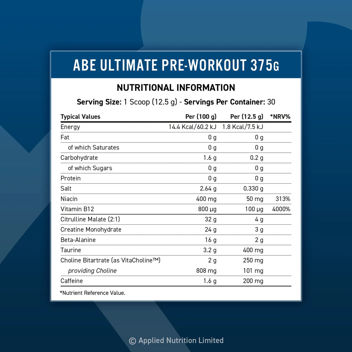 Applied Nutrition ABE(All Black Everything) Ultimate Pre-Workout