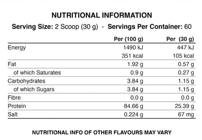 Applied Nutrition 100% Casein Protein 1.8 Kg