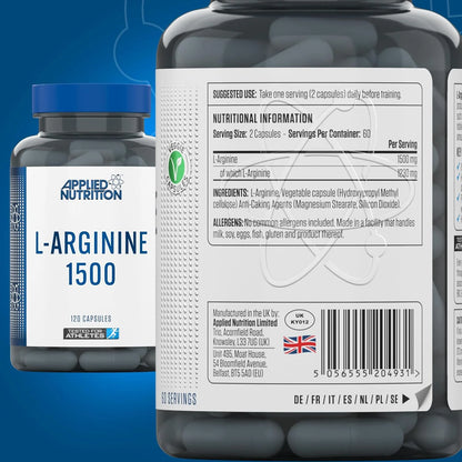 Applied Nutrition L-ARGININE 1500(120 Capsules)