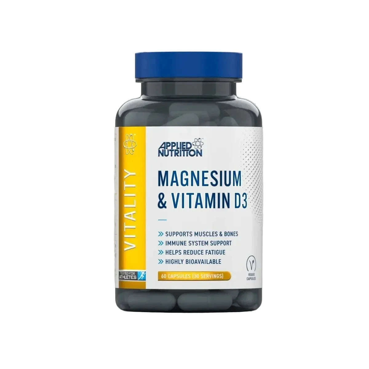 Applied Nutrition Magnesium & Vitamin D3(60 Capsules)