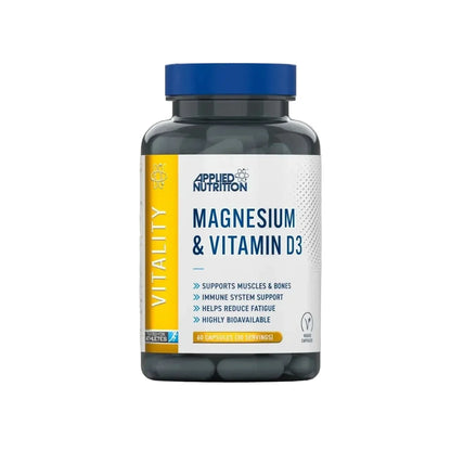 Applied Nutrition Magnesium & Vitamin D3(60 Capsules)