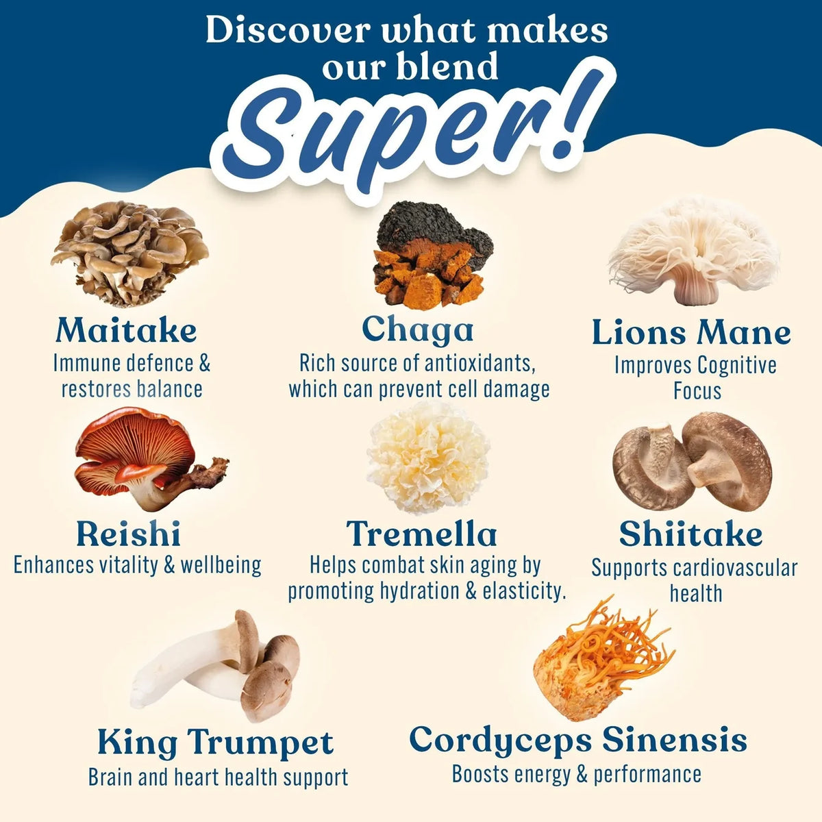 Applied Nutrition Mushroom Superblend 160 gm