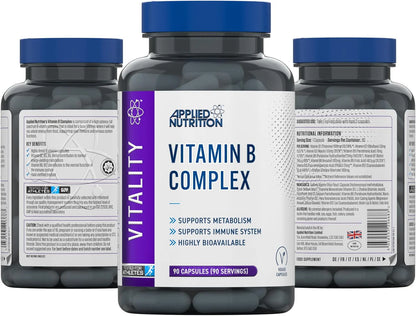 Applied Nutrition Vitamin B Complex(90 Capsules)