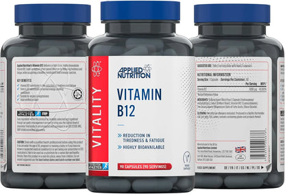 Applied Nutrition Vitamin B12(90 Capsules)