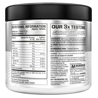 BigMuscles Nutrition Creatine Monohydrate