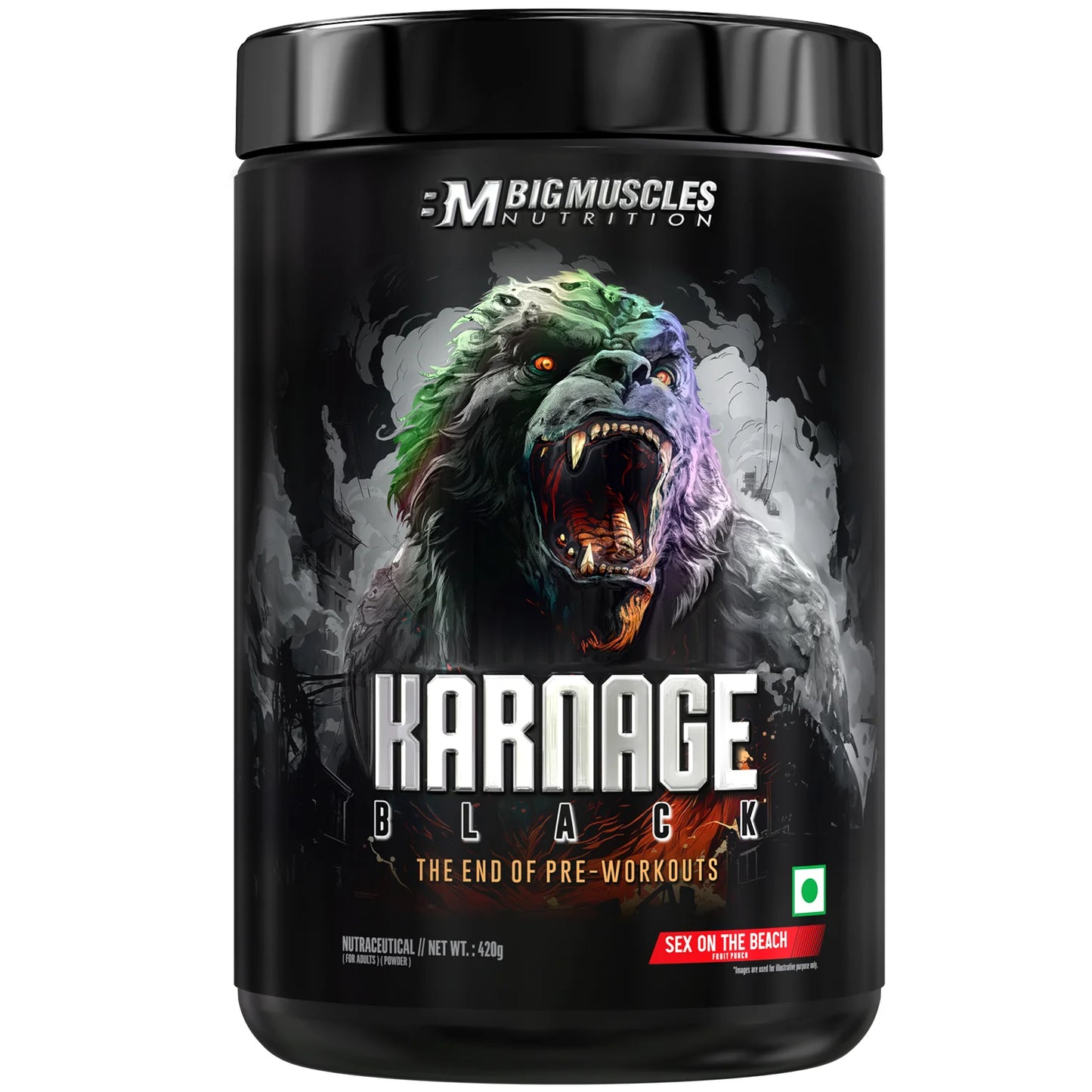 BigMuscles Nutrition Karnage Black Pre-Workout