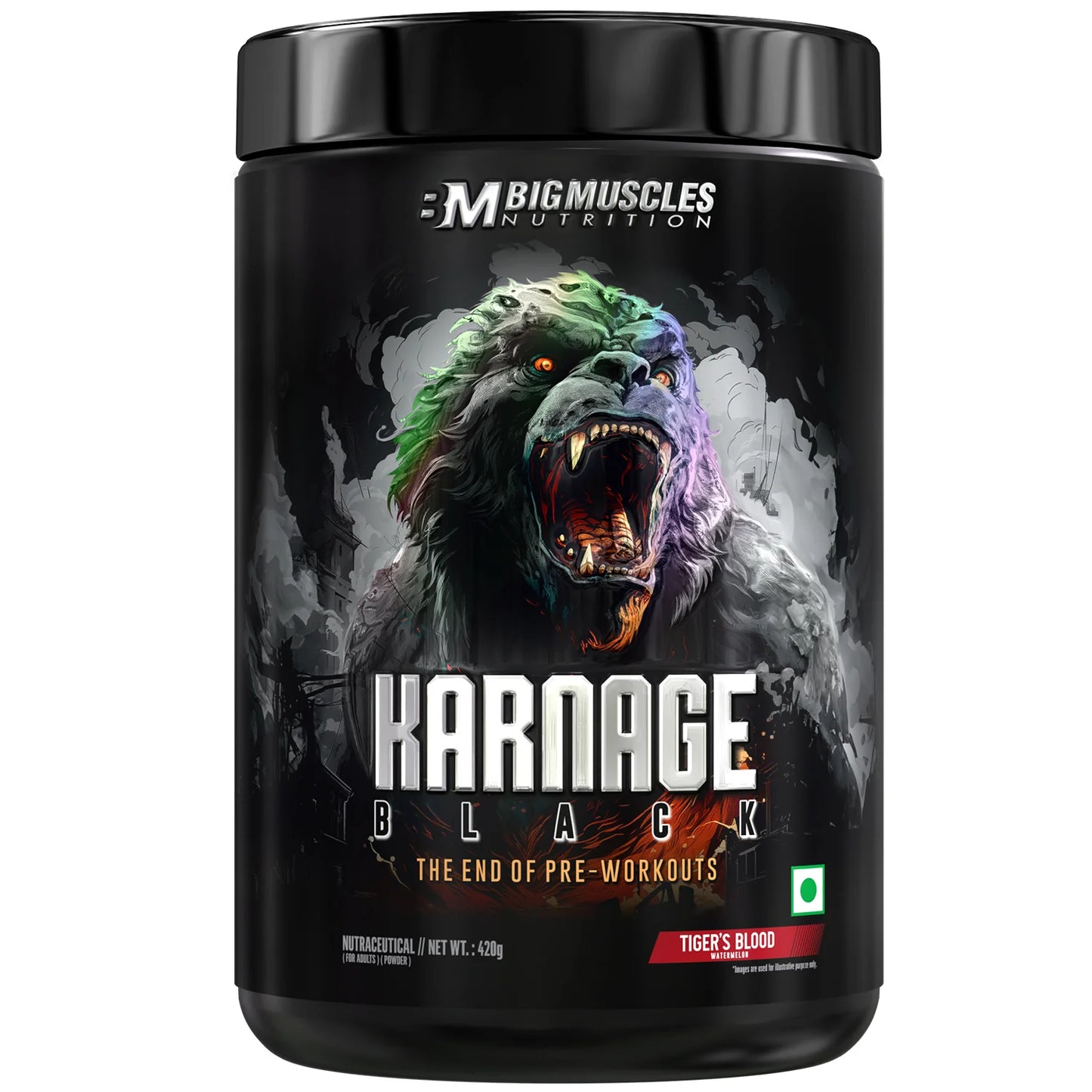 BigMuscles Nutrition Karnage Black Pre-Workout