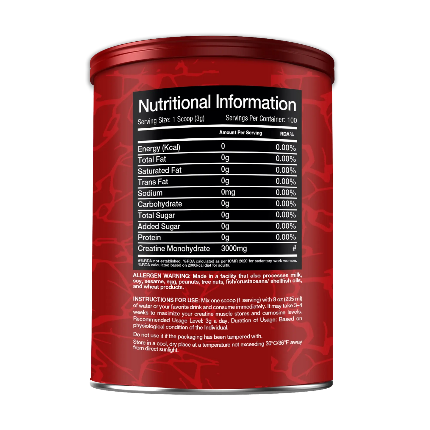 Big Ramy Labs RedRex Creatine 3000mg