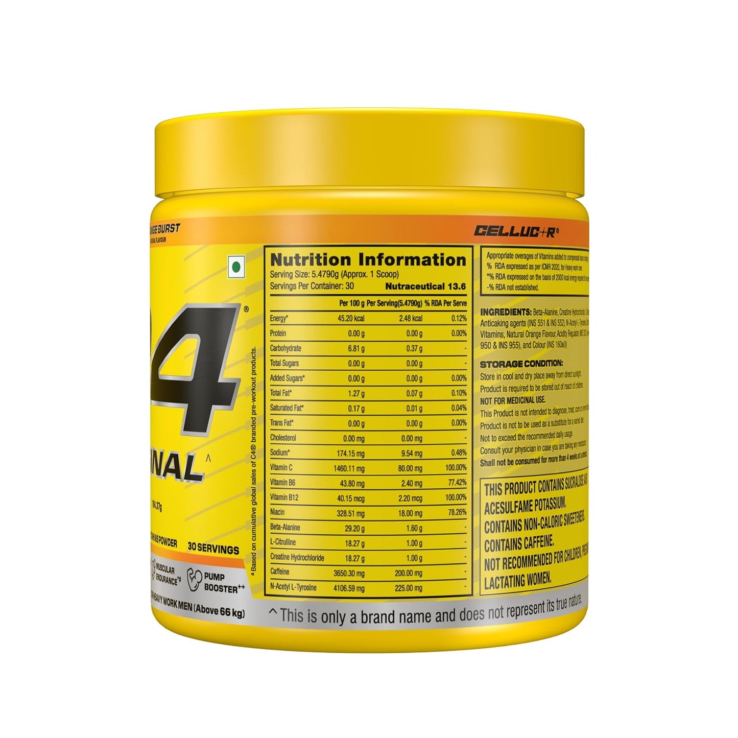 Cellucor C4 Original 30 Servings