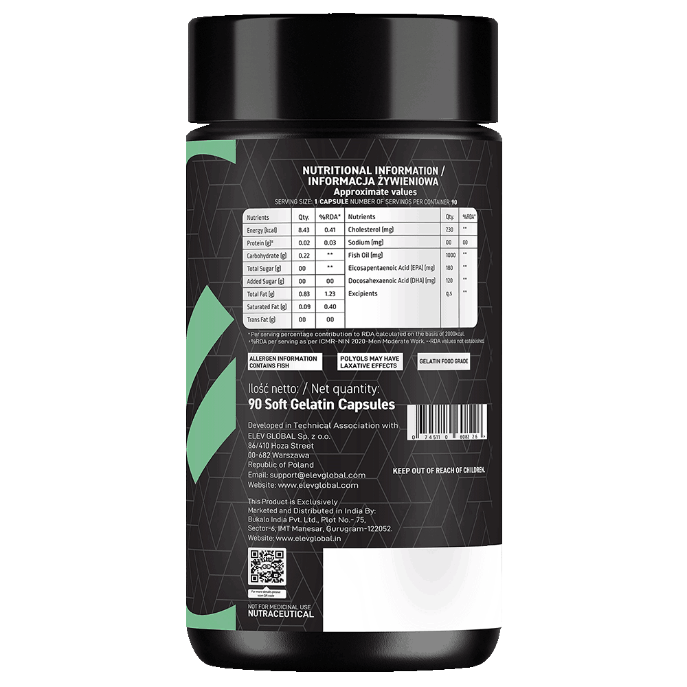 Elev Ultra Omega-3(90 Softgel Capsules)