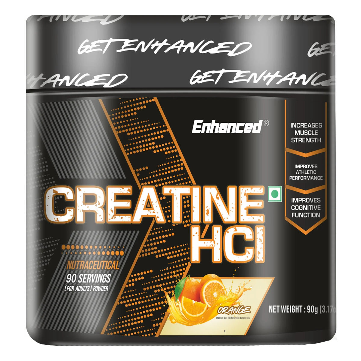 Enhanced Labs Creatine HCL(90 Servings)