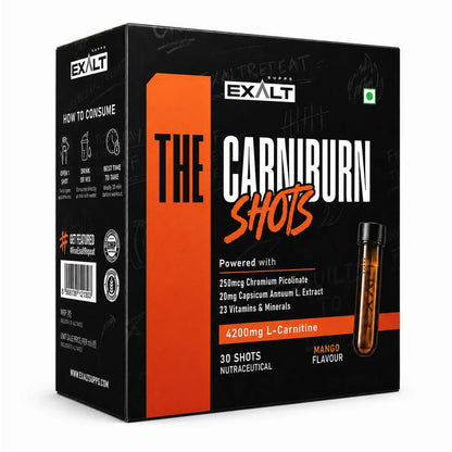 Exalt Supps L-Carnitine The CarniBurn Shots 4200mg