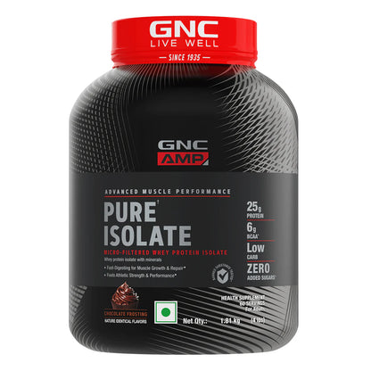 GNC AMP Pure Isolate Whey Protein 1.8 Kg
