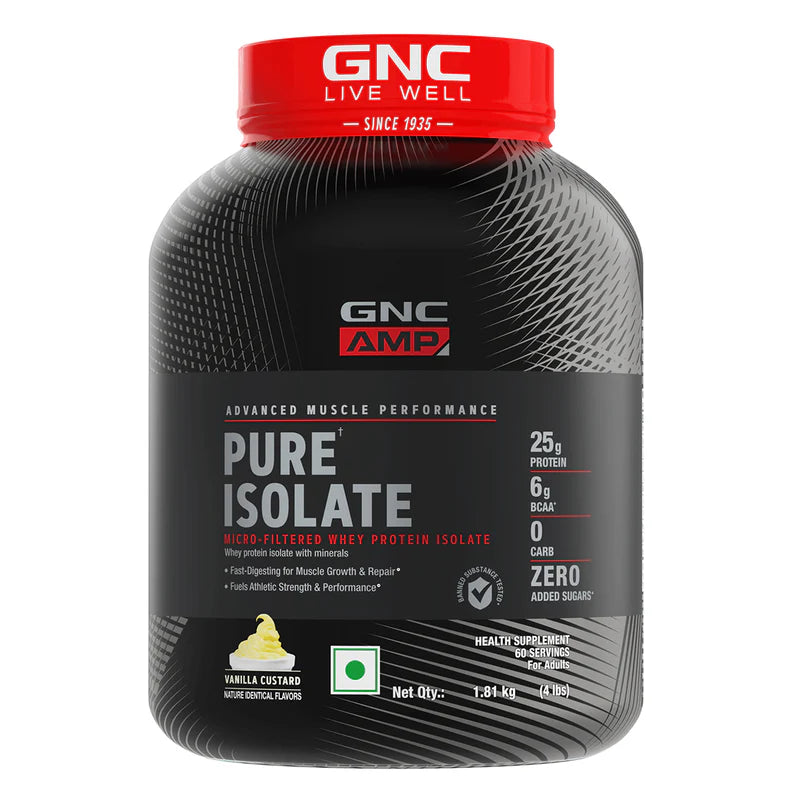 GNC AMP Pure Isolate Whey Protein 1.8 Kg