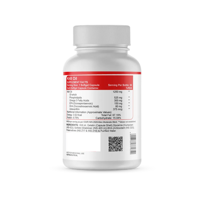 Hyper Nation Krill Oil(60 Softgel Capsules)