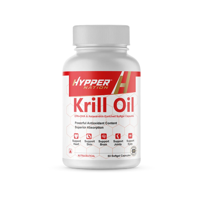 Hyper Nation Krill Oil(60 Softgel Capsules)