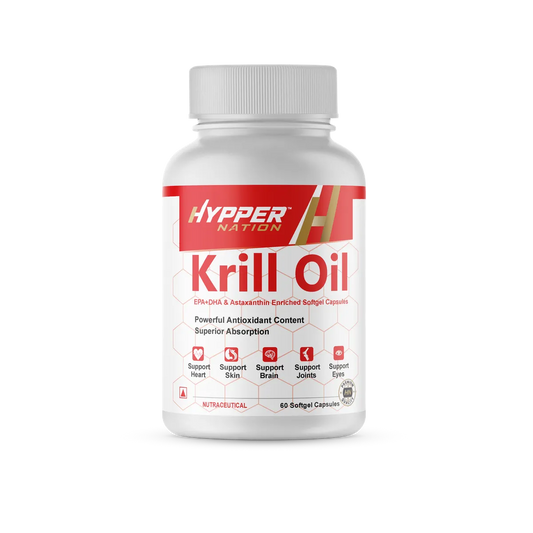Hyper Nation Krill Oil(60 Softgel Capsules)