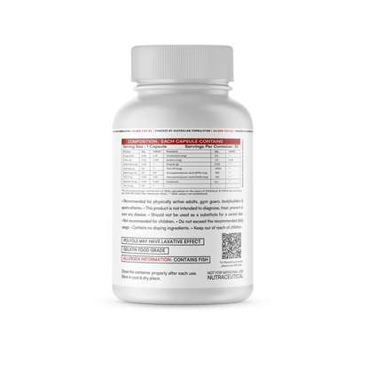 Hyper Nation Omega-3 Fish Oil(30 Capsules)