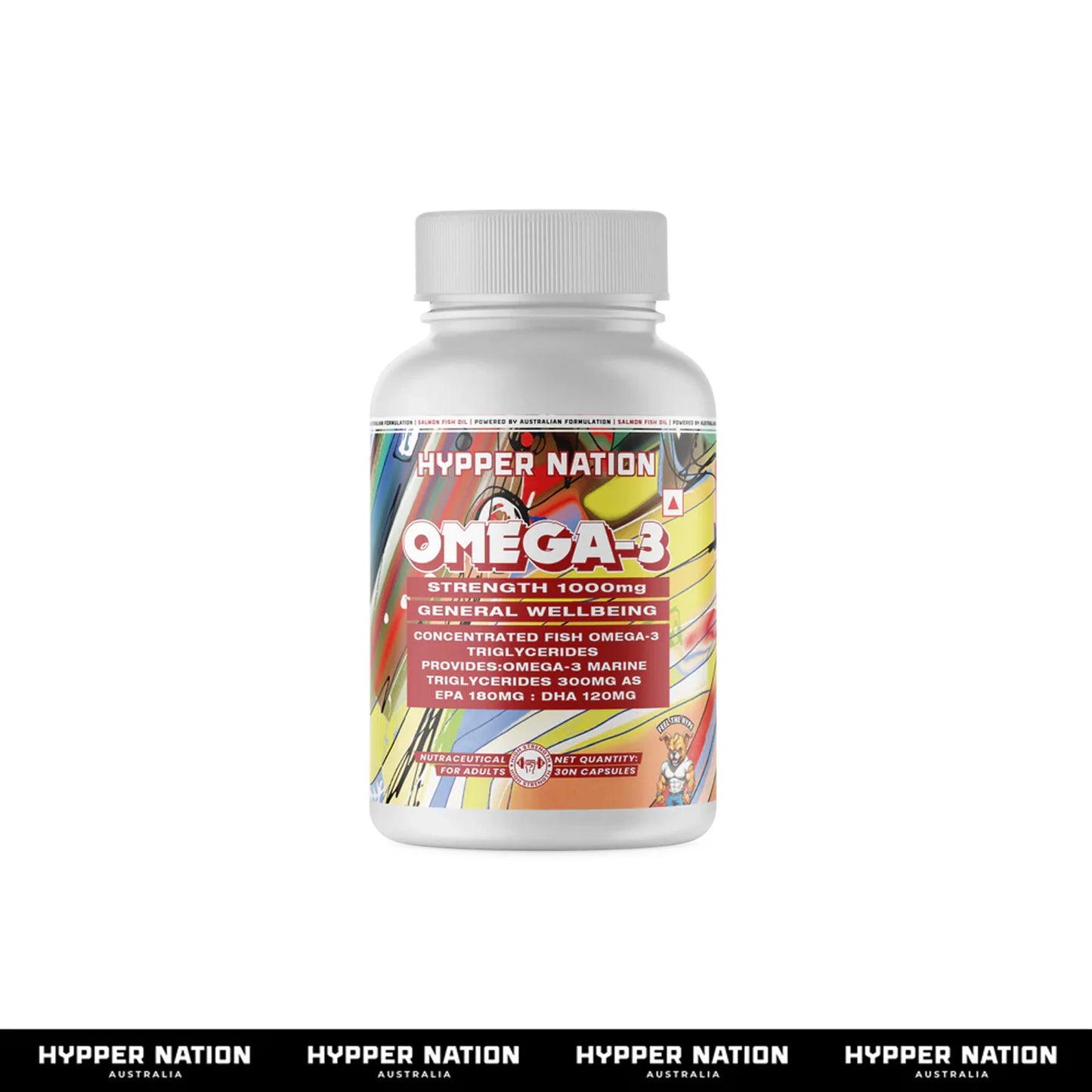Hyper Nation Omega-3 Fish Oil(30 Capsules)