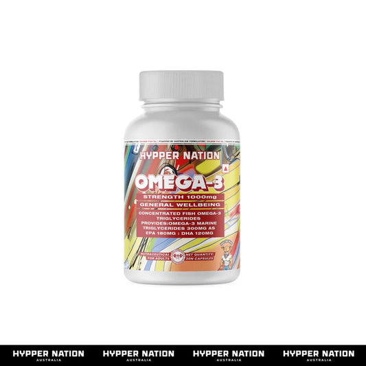 Hyper Nation Omega-3 Fish Oil(30 Capsules)