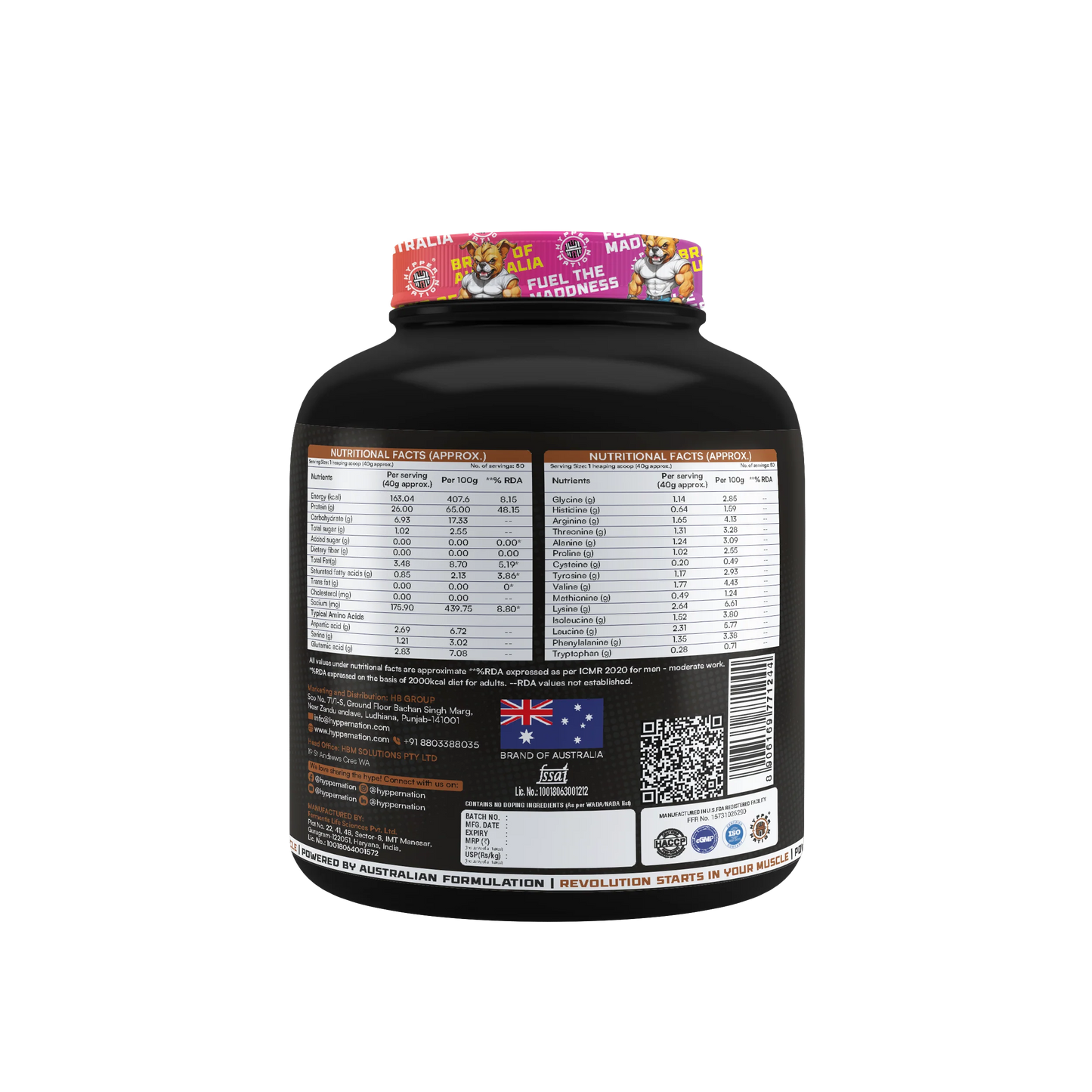Hyper Nation Revolution French Protein(Yeast Protein) 2 Kg