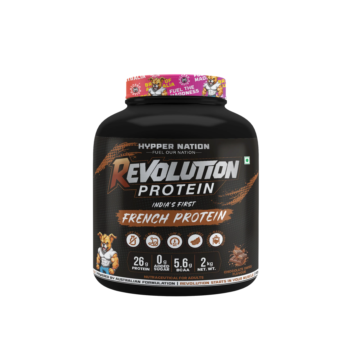 Hyper Nation Revolution French Protein(Yeast Protein) 2 Kg