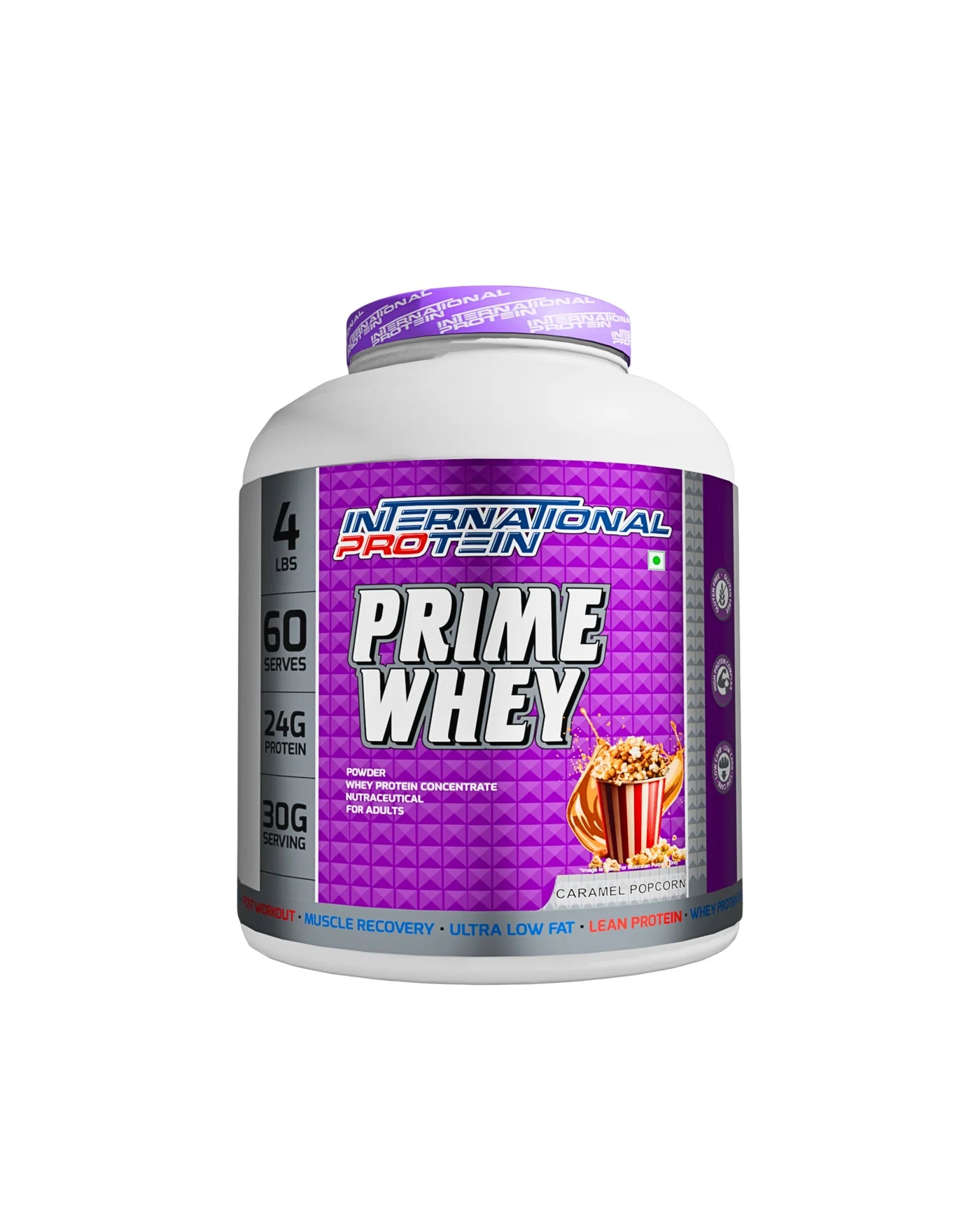 International Protein Prime Whey Protein 60 Servings 4 Lbs