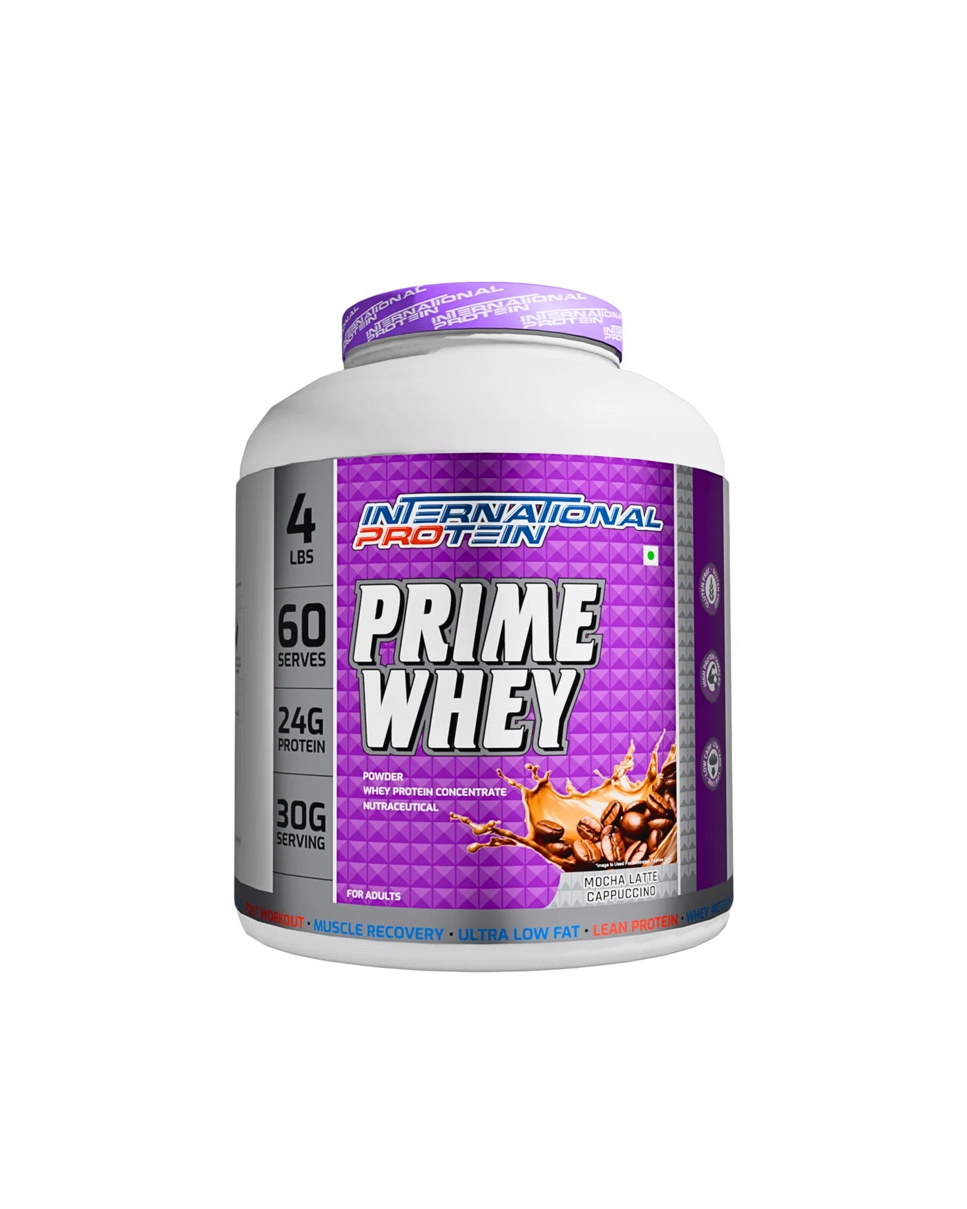 International Protein Prime Whey Protein 60 Servings 4 Lbs