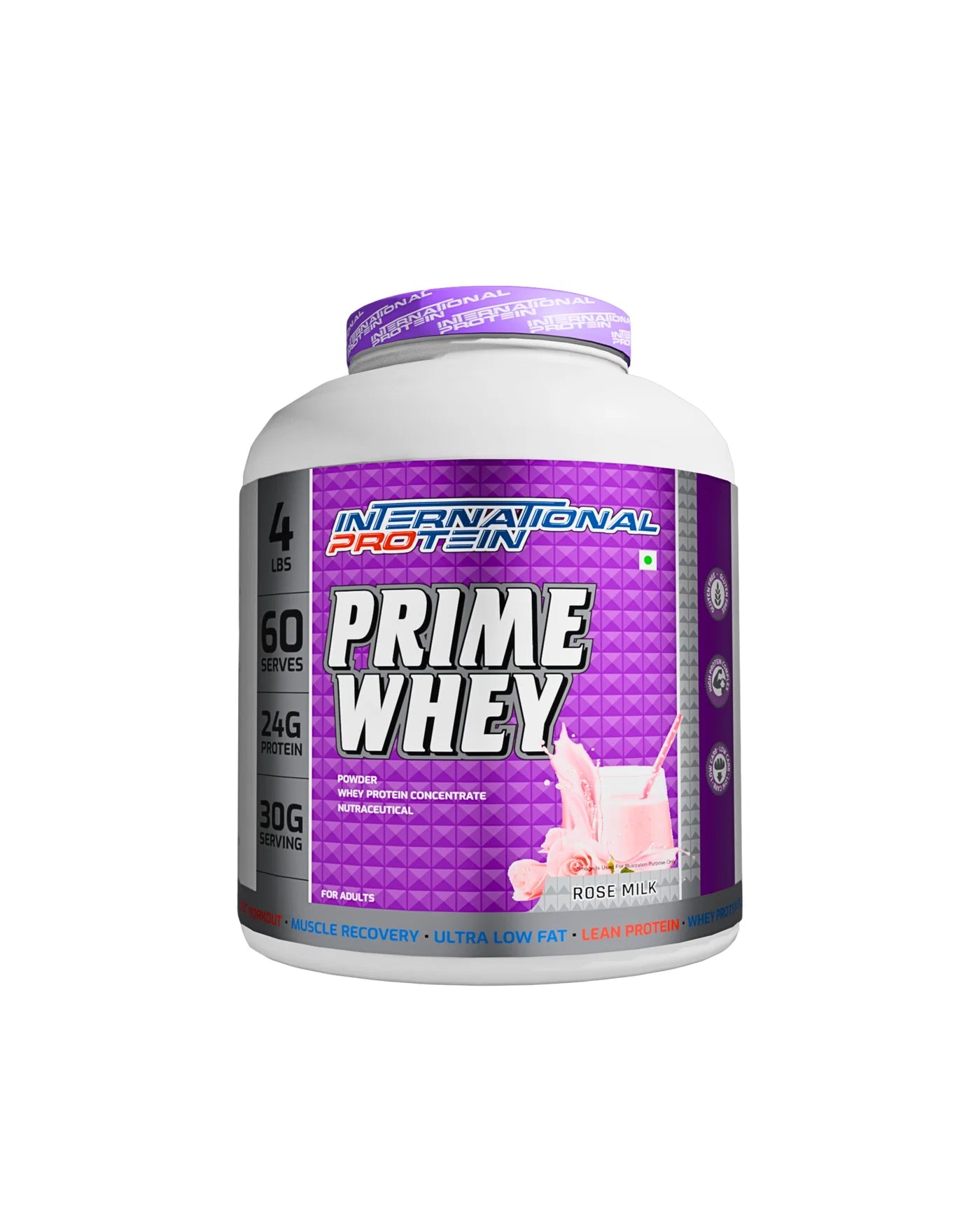 International Protein Prime Whey Protein 60 Servings 4 Lbs