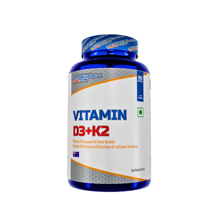 International Protein Vitamin D3 + K2(90 Tablets)