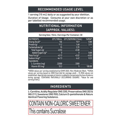 Muscleblaze L-Carnitine Pro 3300mg