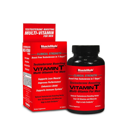 MuscleMeds Vitamin T Testosterone Boosting Multivitamin for Men(90 Tablets)