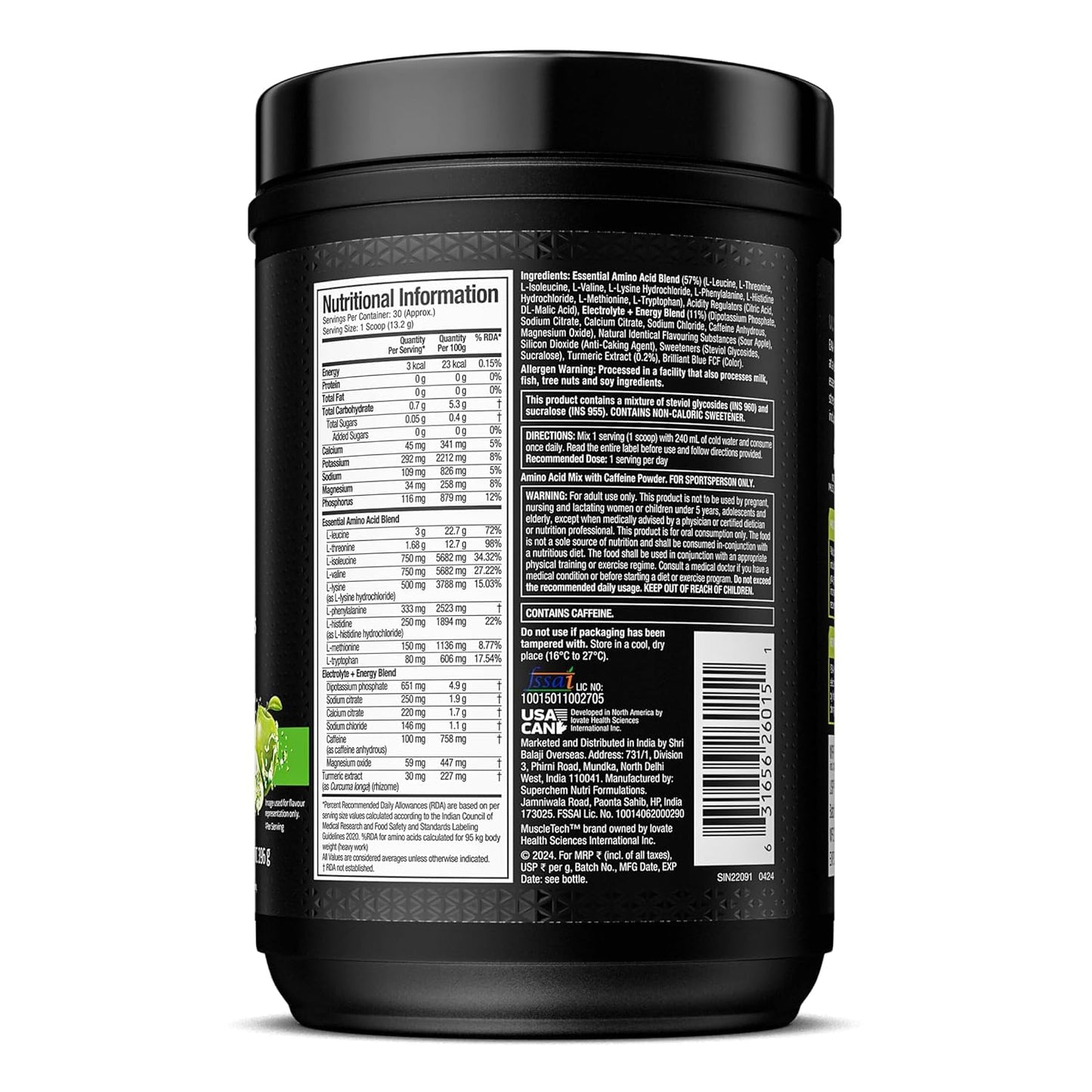 Muscletech EAA + Energy