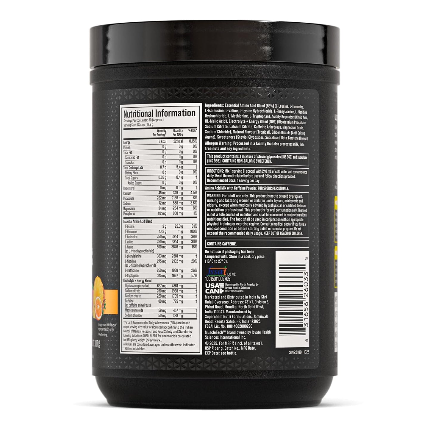 Muscletech EAA + Energy