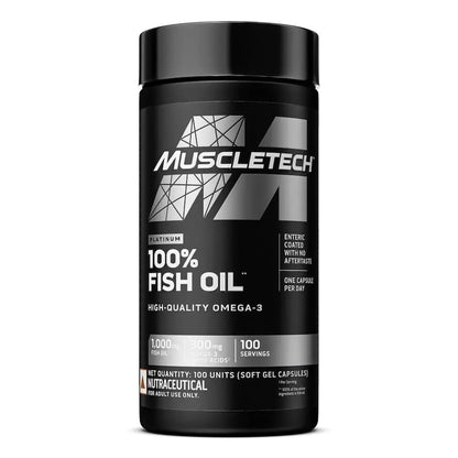 Muscletech Platinum 100% Fish Oil(100 Soft Gel Capsules)