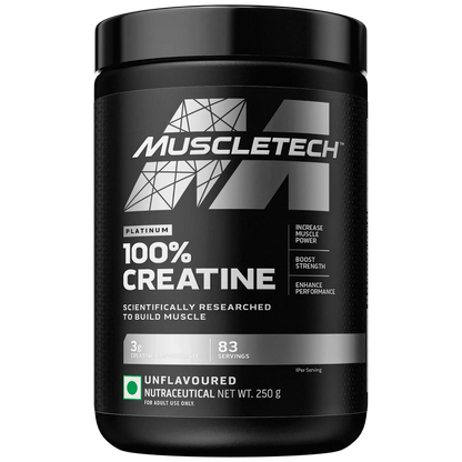 Muscletech Platinum 100% Creatine Unflavoured 250 gm