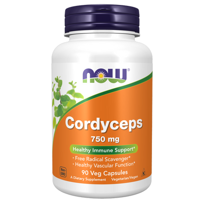 Now Foods Cordyceps 750mg(90 Veg Capsules)