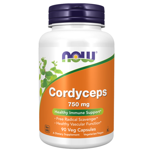 Now Foods Cordyceps 750mg(90 Veg Capsules)